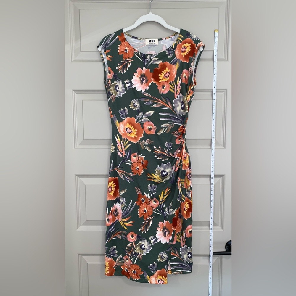 Floral knit dress. Never worn!